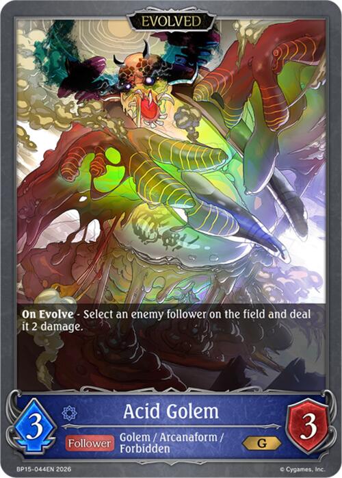 Acid Golem (Evolved) (BP15-044EN) [Trial of the Omens]