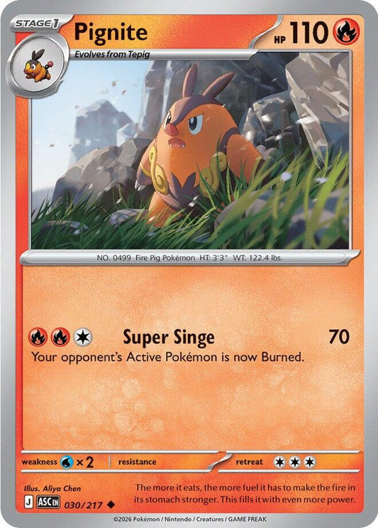 Pignite (030/217) [Mega Evolution: Ascended Heroes]