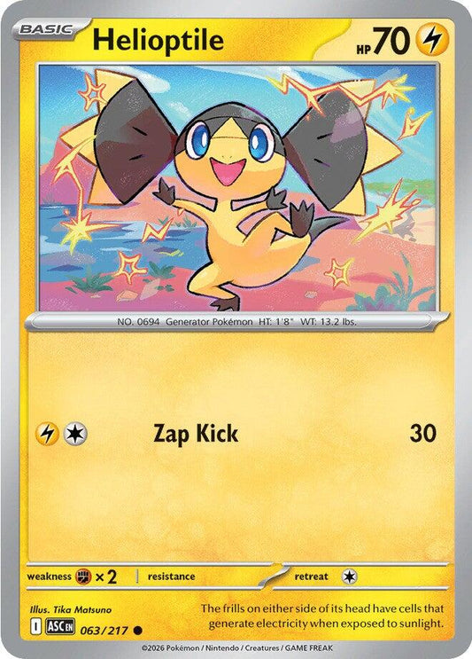 Helioptile (063/217) [Mega Evolution: Ascended Heroes]
