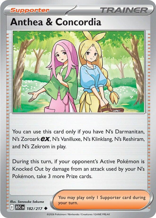 Anthea & Concordia (182/217) [Mega Evolution: Ascended Heroes]