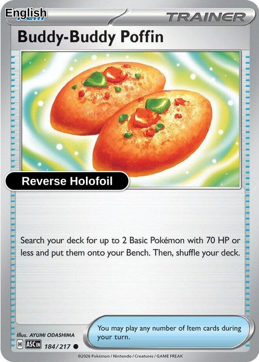 Buddy-Buddy Poffin [ASC - 184/217] C ME: Ascended Heroes - Reverse Holofoil