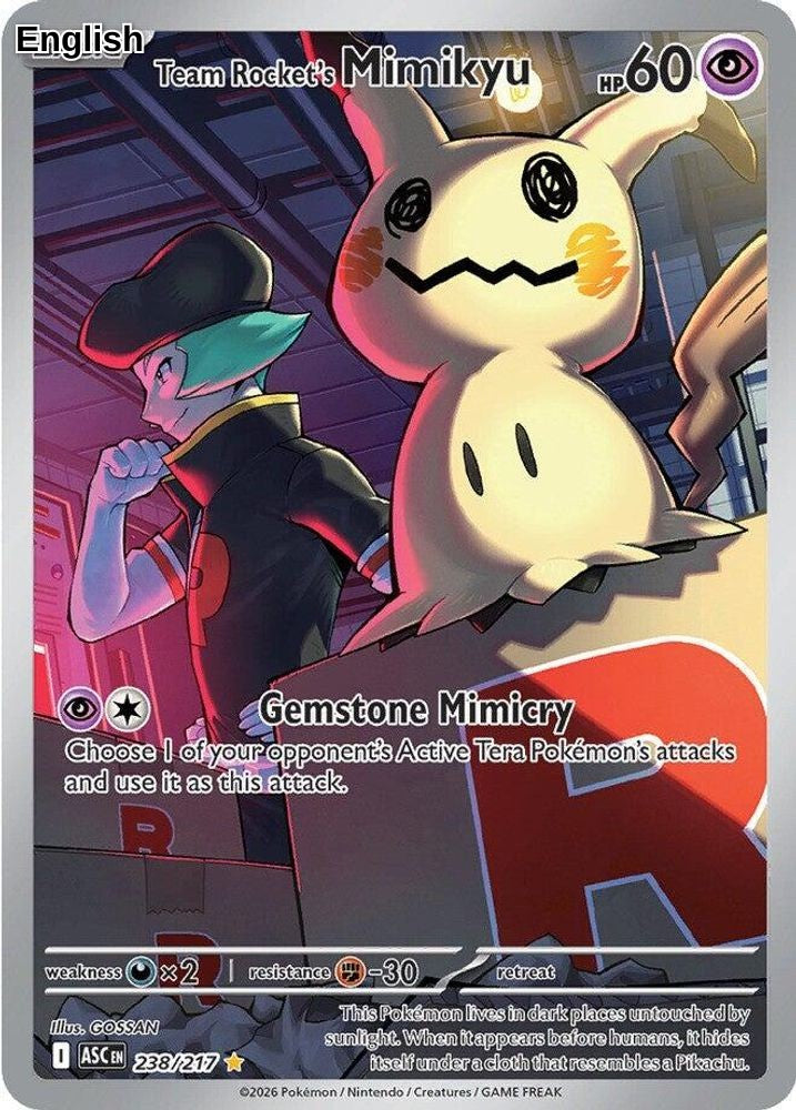 Team Rocket's Mimikyu - 238/217
