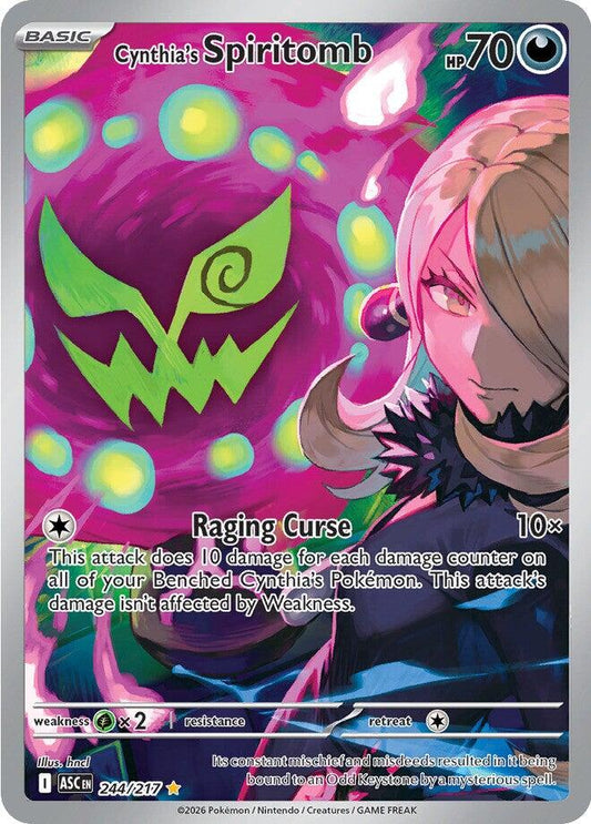 Cynthia's Spiritomb (244/217) [Mega Evolution: Ascended Heroes]