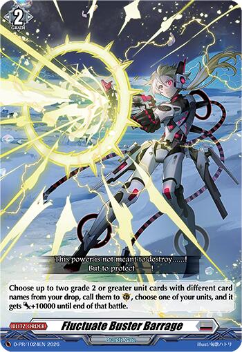 Fluctuate Buster Barrage (D-PR/1024EN) [D Promo Cards]