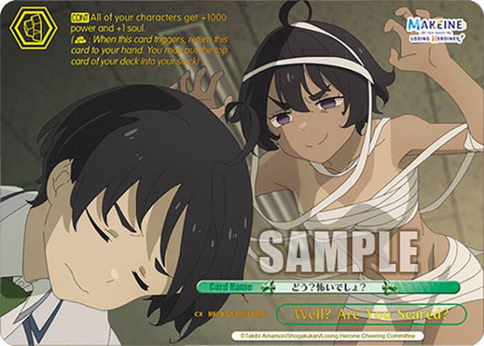Well? Are You Scared? (MKI/W126-E050R RRR) [Makeine: Too Many Losing Heroines!]