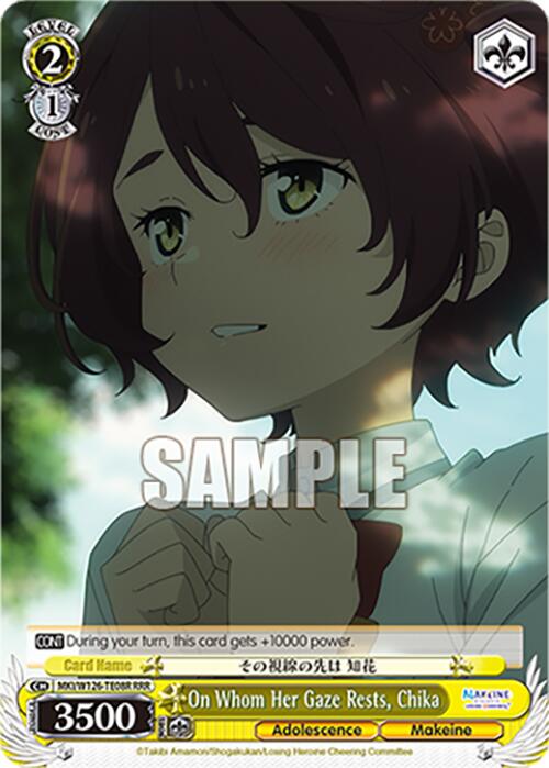On Whom Her Gaze Rests, Chika (MKI/W126-TE08R RRR) [Makeine: Too Many Losing Heroines!]