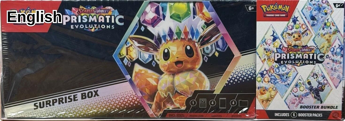 Prismatic Evolutions Booster Bundle + Surprise Box Bundle (Sam's Club)