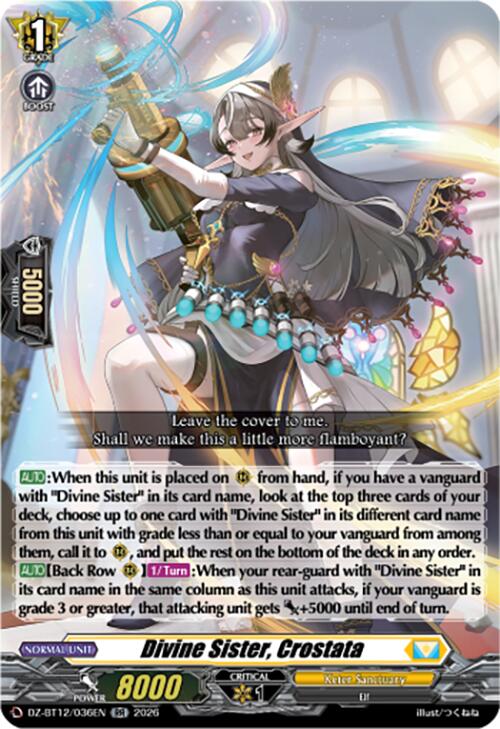 Divine Sister, Crostata (DZ-BT12/036EN) [Chasm of Lost Souls]