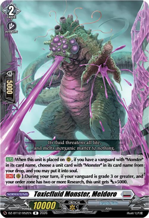Toxicfluid Monster, Meldoro (DZ-BT12/052EN) [Chasm of Lost Souls]