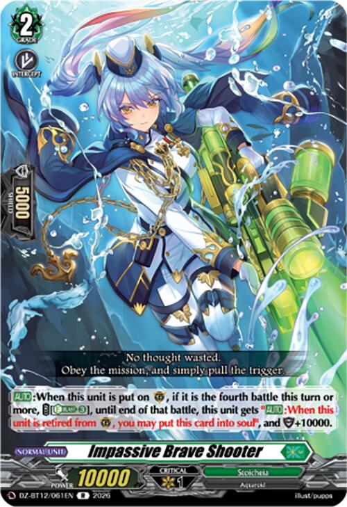 Impassive Brave Shooter (DZ-BT12/061EN) [Chasm of Lost Souls]