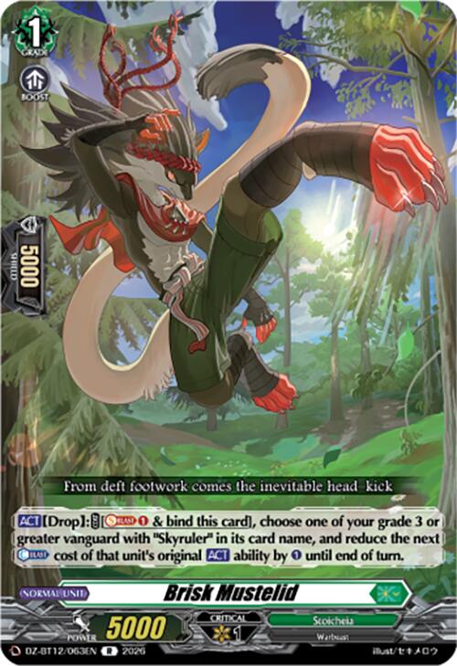 Brisk Mustelid (DZ-BT12/063EN) [Chasm of Lost Souls]
