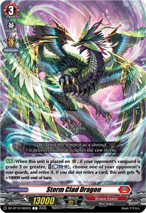 Storm Clad Dragon (DZ-BT12/065EN) [Chasm of Lost Souls]