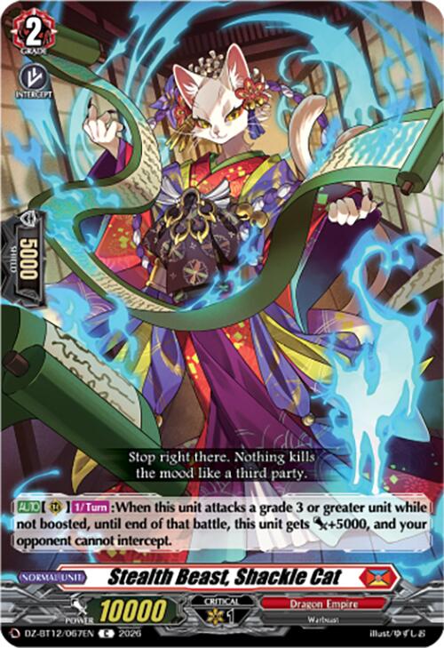 Stealth Beast, Shackle Cat (DZ-BT12/067EN) [Chasm of Lost Souls]