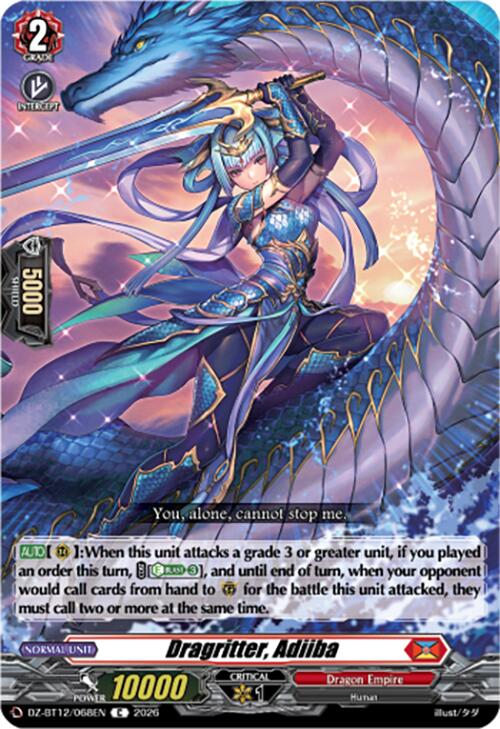 Dragritter, Adiiba (DZ-BT12/068EN) [Chasm of Lost Souls]