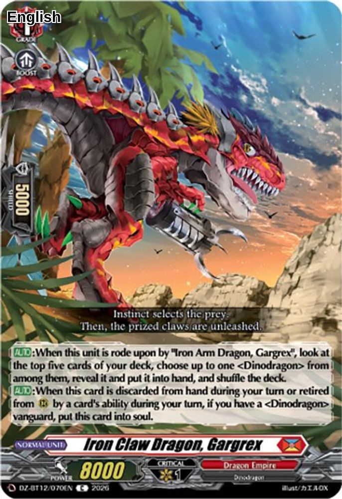 Iron Claw Dragon, Gargrex