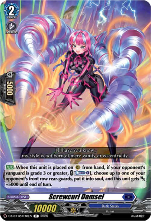 Screwcurl Damsel (DZ-BT12/078EN) [Chasm of Lost Souls]