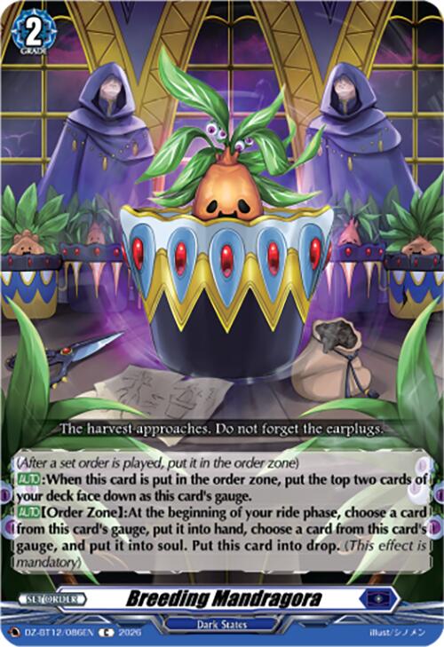 Breeding Mandragora (DZ-BT12/086EN) [Chasm of Lost Souls]