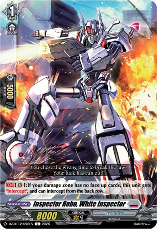 Inspector Robo, White Inspector (DZ-BT12/092EN) [Chasm of Lost Souls]