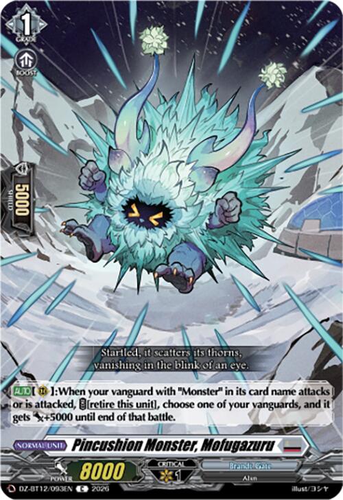 Pincushion Monster, Mofugazuru (DZ-BT12/093EN) [Chasm of Lost Souls]