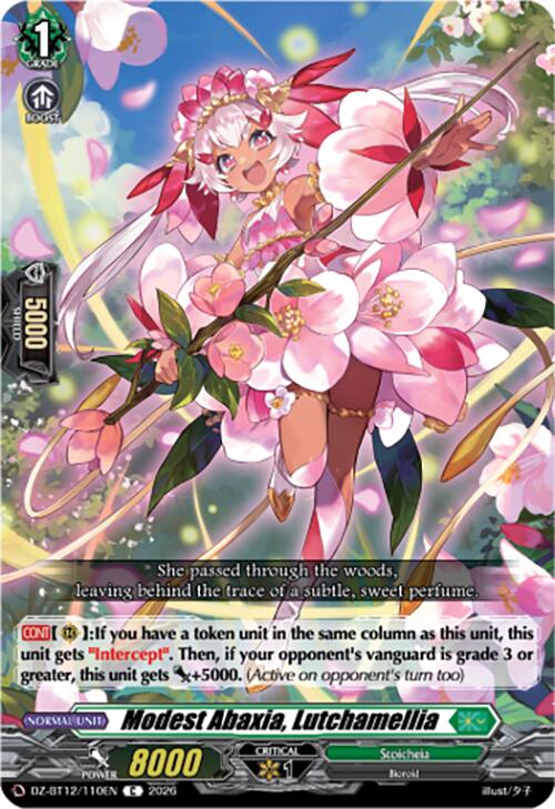 Modest Abaxia, Lutchamellia (DZ-BT12/110EN) [Chasm of Lost Souls]