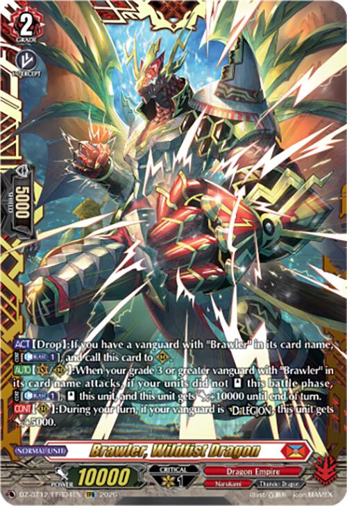 Brawler, Wildfist Dragon (DZ-BT12/FFR04EN) [Chasm of Lost Souls]