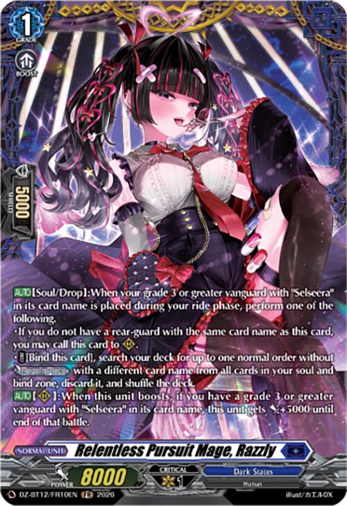 Relentless Pursuit Mage, Razzly (DZ-BT12/FR10EN) [Chasm of Lost Souls]
