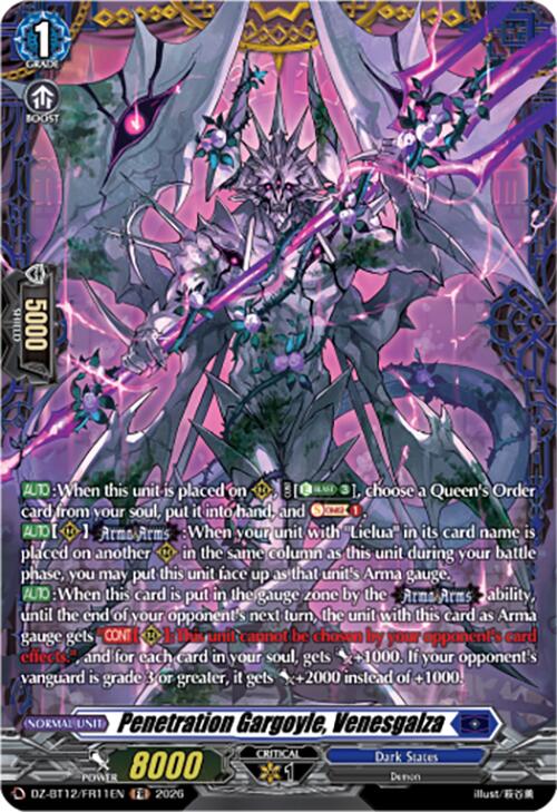 Penetration Gargoyle, Venesgalza (DZ-BT12/FR11EN) [Chasm of Lost Souls]