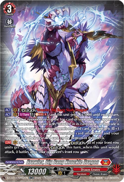 Brawler, Big Bang Knuckle Dragon (DZ-BT12/SR02EN) [Chasm of Lost Souls]