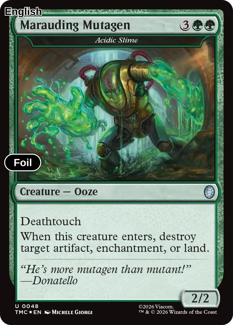 Marauding Mutagen - Acidic Slime (Surge Foil)