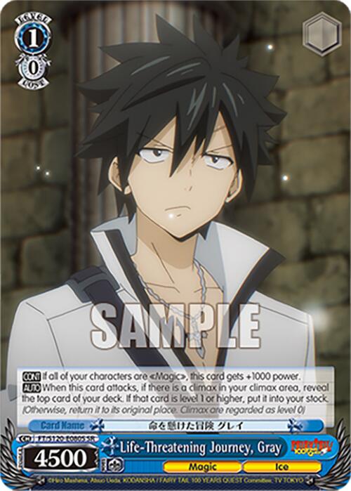 Life-Threatening Journey, Gray (FT/S120-E080S SR) [FAIRY TAIL 100 YEARS QUEST]