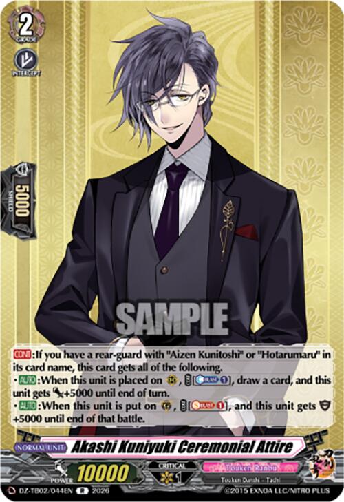 Akashi Kuniyuki Ceremonial Attire (DZ-TB02/044EN) [Touken Ranbu: ONLINE 2026]