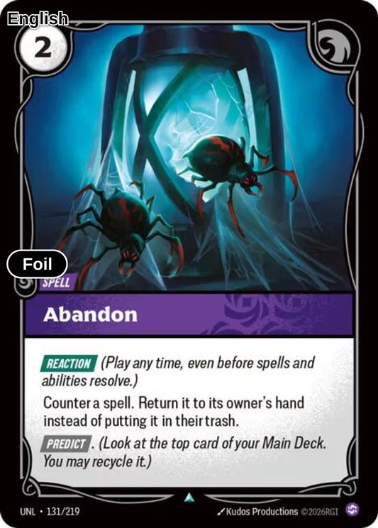 Abandon [UNL - 131/219] U Unleashed - Foil