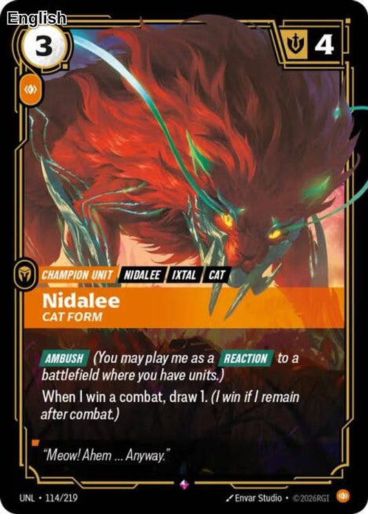 Nidalee - Cat Form