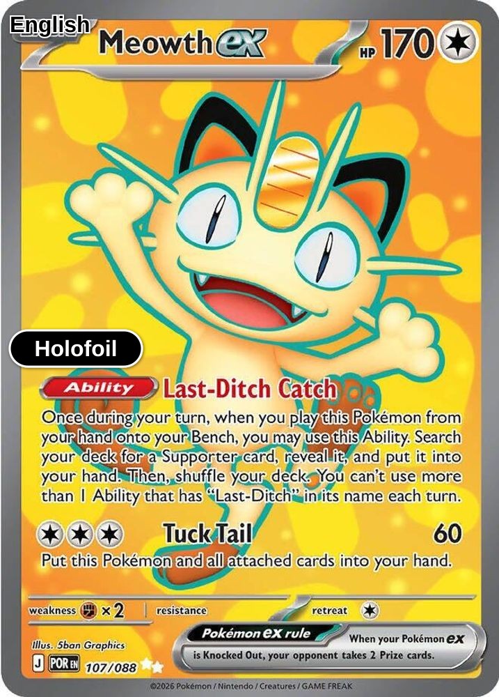 Meowth ex - 107/088