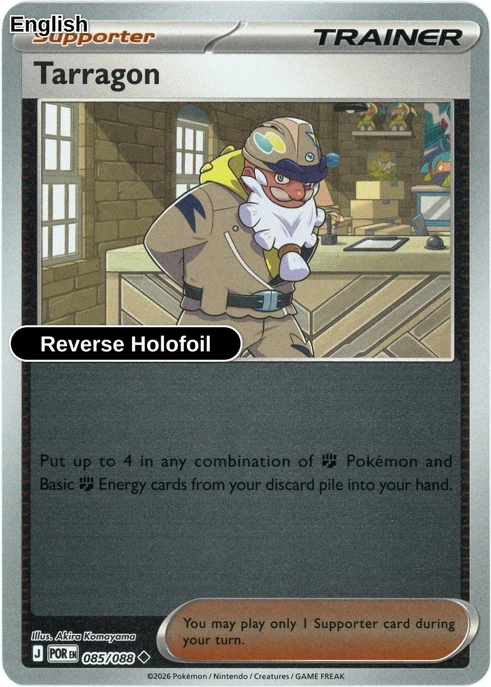 Tarragon - 085/088 [POR - 085/088] U ME03: Perfect Order - Reverse Holofoil