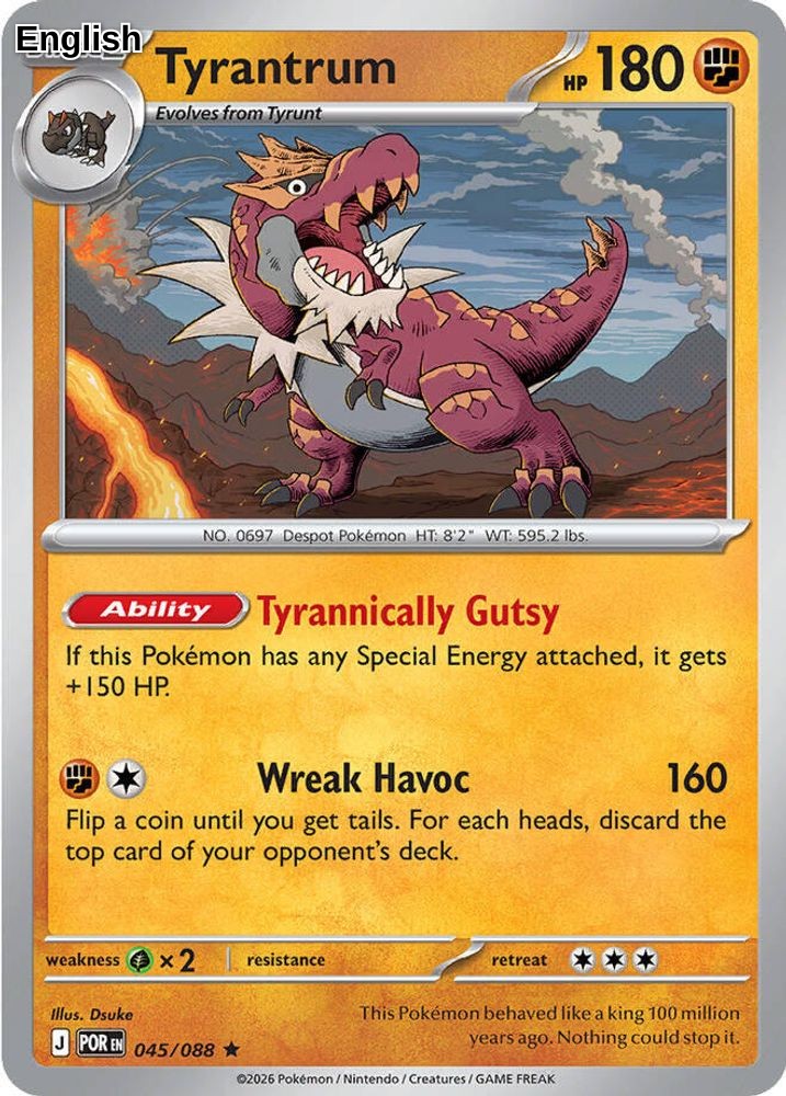 Tyrantrum [POR - 045/088] ME03: Perfect Order
