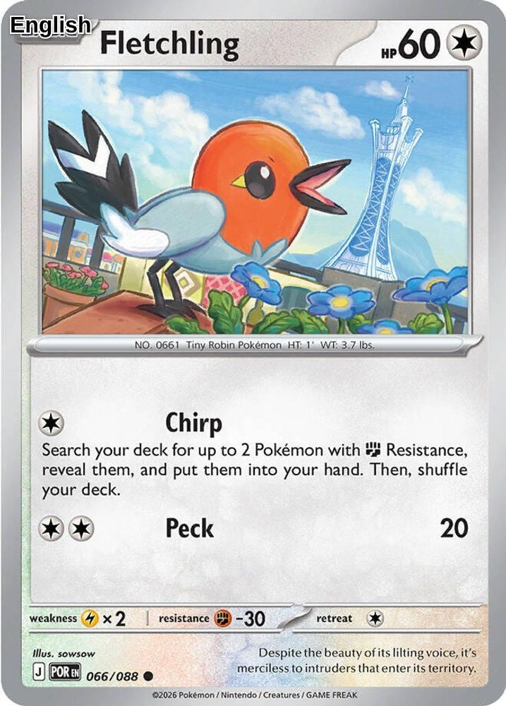 Fletchling [POR - 066/088] C ME03: Perfect Order