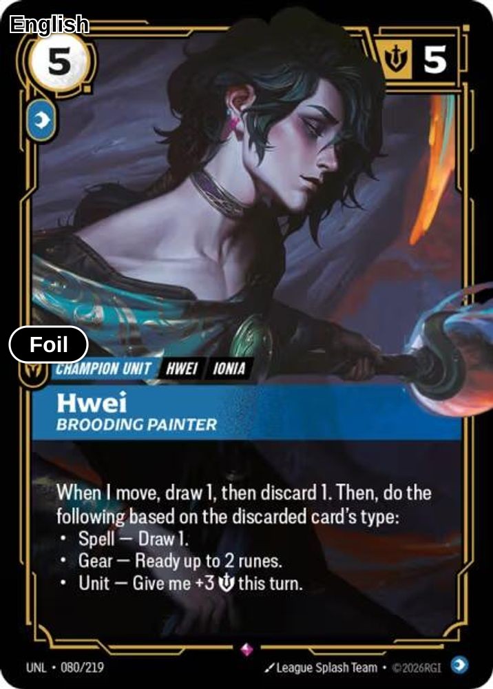 Hwei, Brooding Painter
