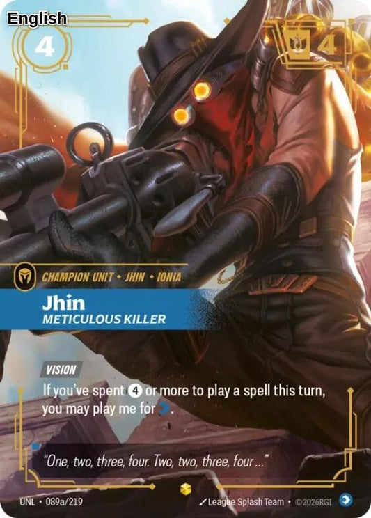 Jhin - Meticulous Killer (Alternate Art)
