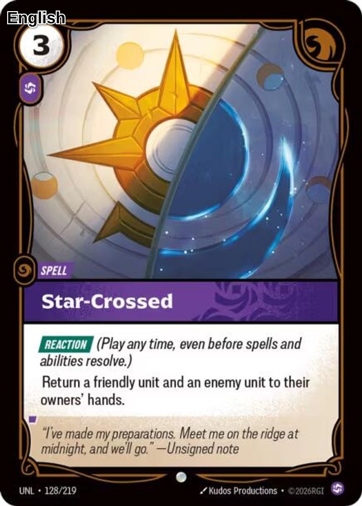 Star-Crossed [UNL - 128/219] C Unleashed