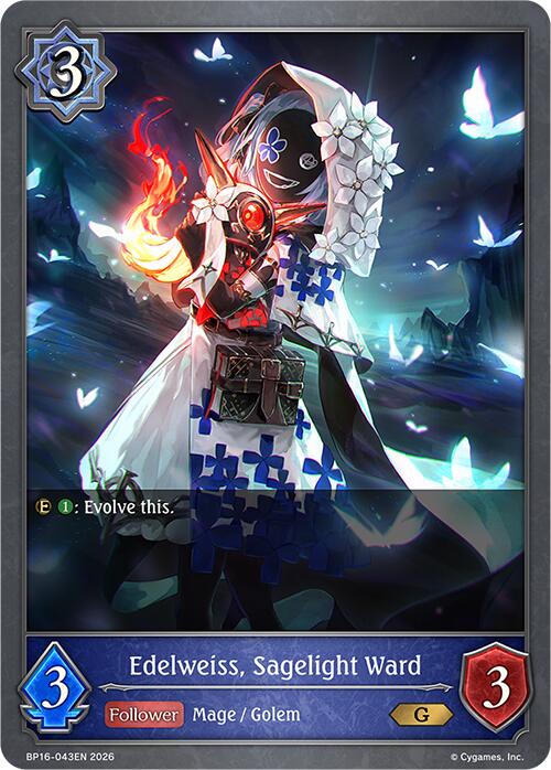 Edelweiss, Sagelight Ward (BP16-043EN) [New World Genesis]