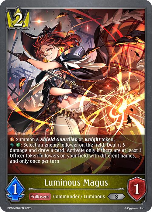 Luminous Magus - P07 (Foil) (BP16-P07EN) [New World Genesis]