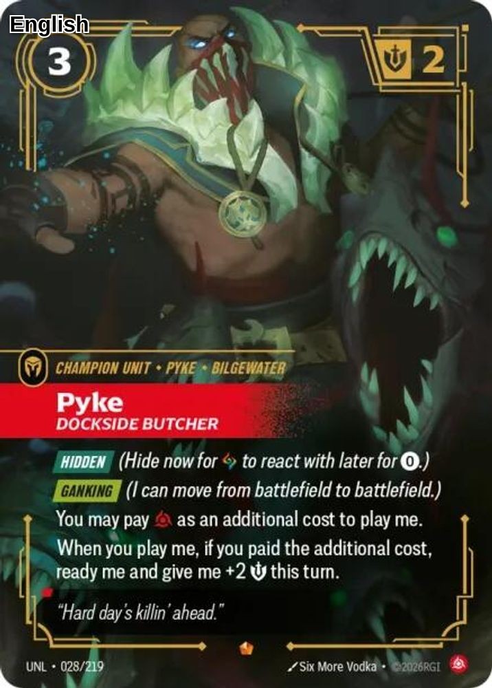 Pyke - Dockside Butcher