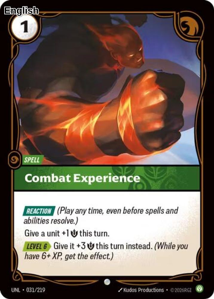 Combat Experience