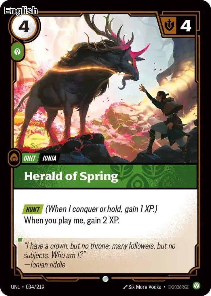 Herald of Spring [UNL - 034/219] C Unleashed