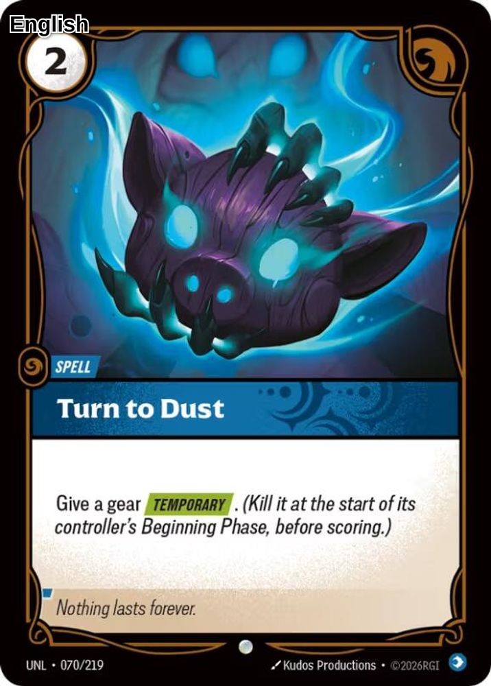 Turn to Dust