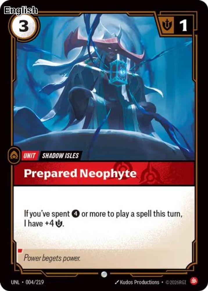 Prepared Neophyte