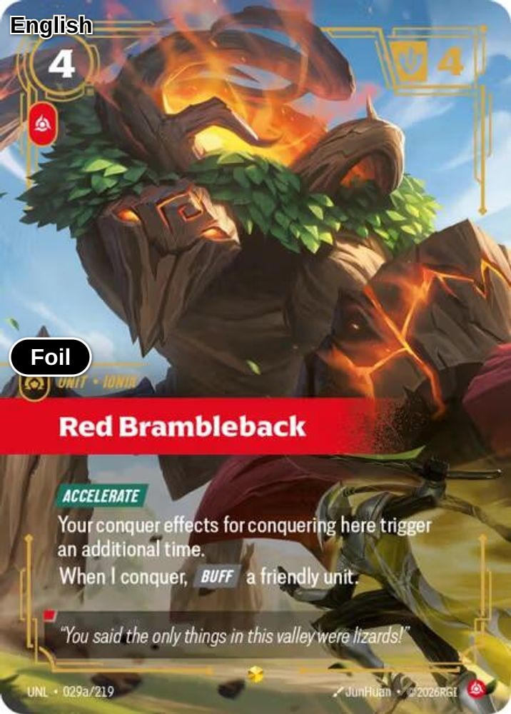 Red Brambleback (Alternate Art)