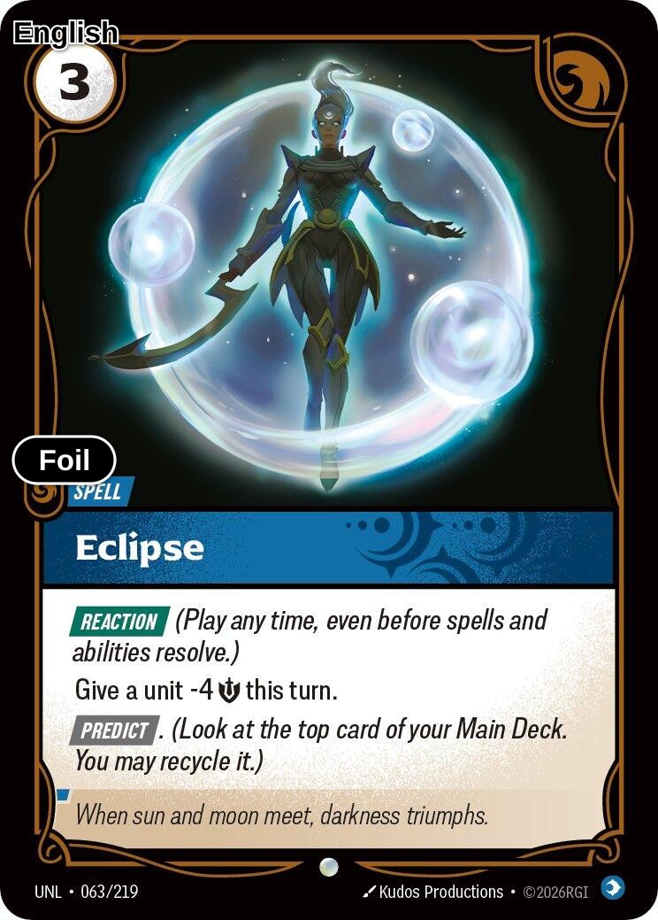 Eclipse [UNL - 063/219] C Unleashed - Foil