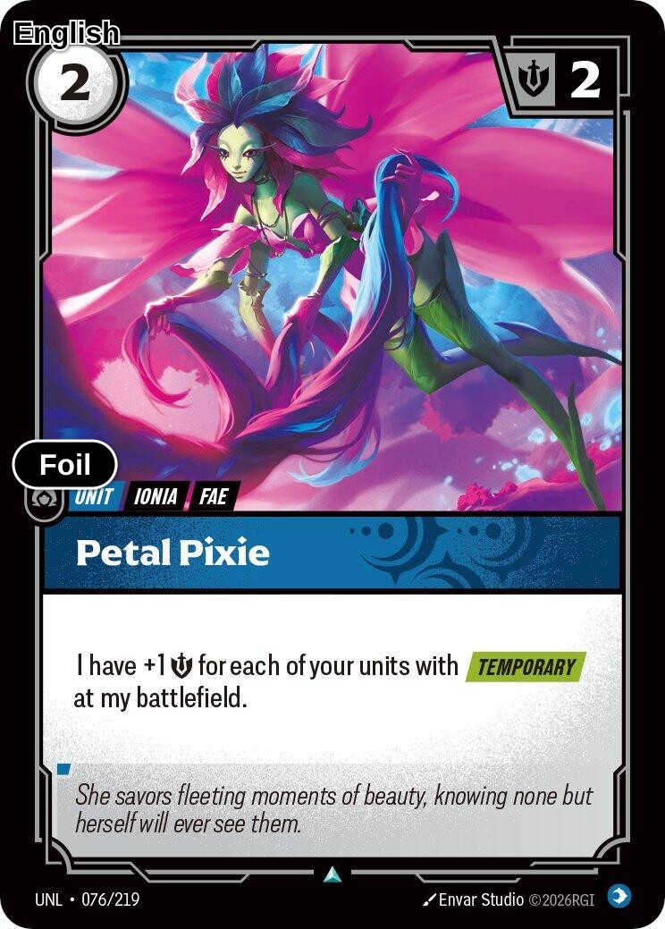 Petal Pixie [UNL - 076/219] U Unleashed - Foil